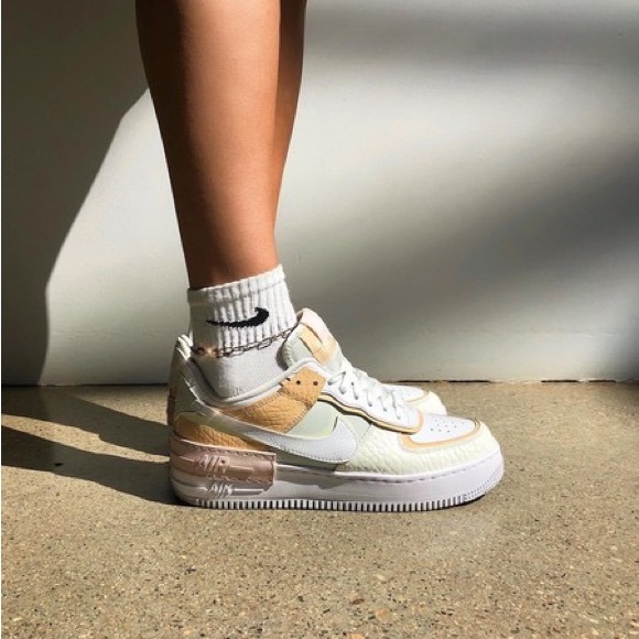Nike Shoes - Nike Air Force 1 Shadow SE Spruce Aura White Women’s Shoe Size 8